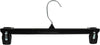 Hangon Pants Hangers Recycled Plastic with Ridged Clips, Black, 14 Inch - Personal Care - Image 1