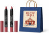 2-Piece Matte Lip Crayon Gift Set - Revlon Neutral Ruffled Feathers Shade, Long Lasting Ve - Image 1