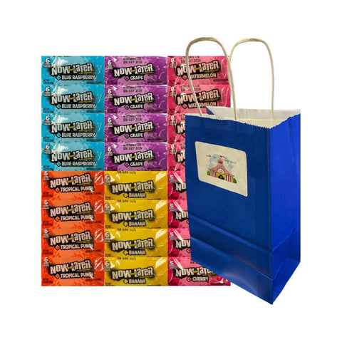Now and Later Chewy Candy Variety Pack 24 Pieces Assorted Flavors