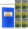 Big Top Deals USA Blue Paper Bag (5.25x3.2x8) with Snaps Veggie Chips Lightly Salted 6-Pac - Image 2