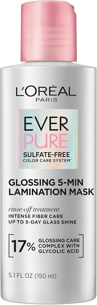 L'Oreal Paris Sulfate Free Glossing Lamination Hair Mask, 5.1 Fl Oz - Personal Care