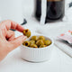 Variety Pack Pitted Green & Kalamata Olives Oloves, 4 Flavors: Basil & Garlic, Chili & Oregano, Lemon & Rosemary, Chili & Garlic – Delicious Snack – Non-GMO, Low-calorie, Convenient 1.1 Oz, 4 Pack