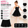 Moret Kids Girls' Ballet and Dance 2-Pack Chiffon Wrap Skirt - Lightweight Pull-On Practic - Image 4