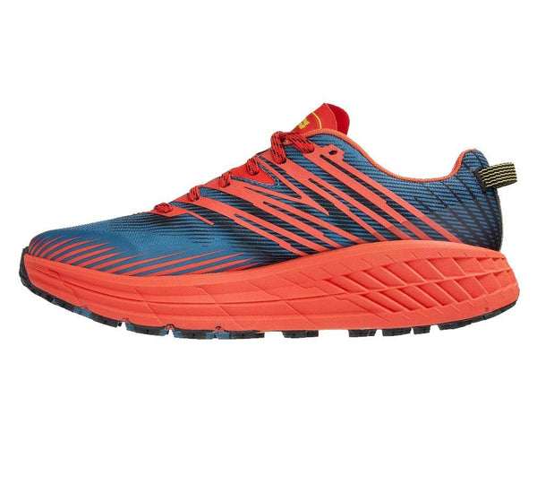 HOKA ONE ONE Mens Speedgoat 4 Textile Synthetic Fiesta Provincial Blue Trainers 10.5 US