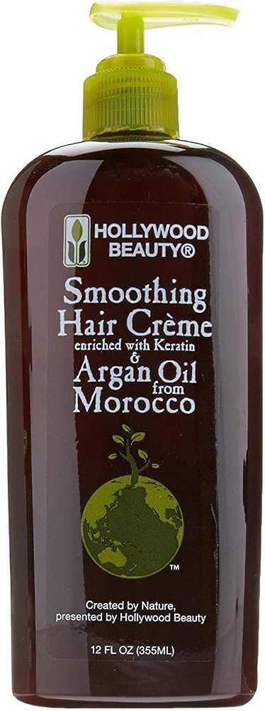 Hollywood Argan Oil Smoothing Creme, 12 Oz