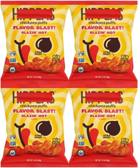 Chickpea Puffs Blazin' Hot, 1.3 oz, 4 Pack