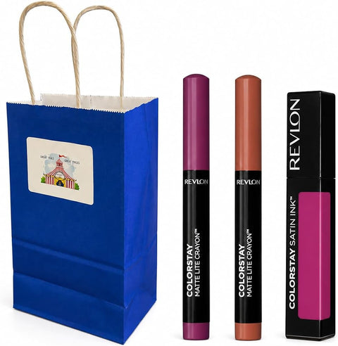 BIG TOP DEALS USA Lip Lipstick Set, Longwear, 3 Piece
