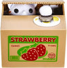 Cat Stealing Money Bank, Piggy Bank for Kids, Coin Bank for Money Saving, Automatic Stealing Money with English Speaking, Creative Gift