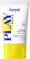 Supergoop! PLAY Everyday Face Lotion SPF 50 PA++++, No Fragrance, 1.7 fl oz - Personal Care