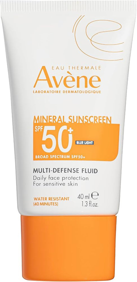 Avène Mineral Sunscreen Multi-Defense Fluid SPF 50+ - Personal Care