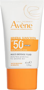 Avène Mineral Sunscreen Multi-Defense Fluid SPF 50+ - Personal Care