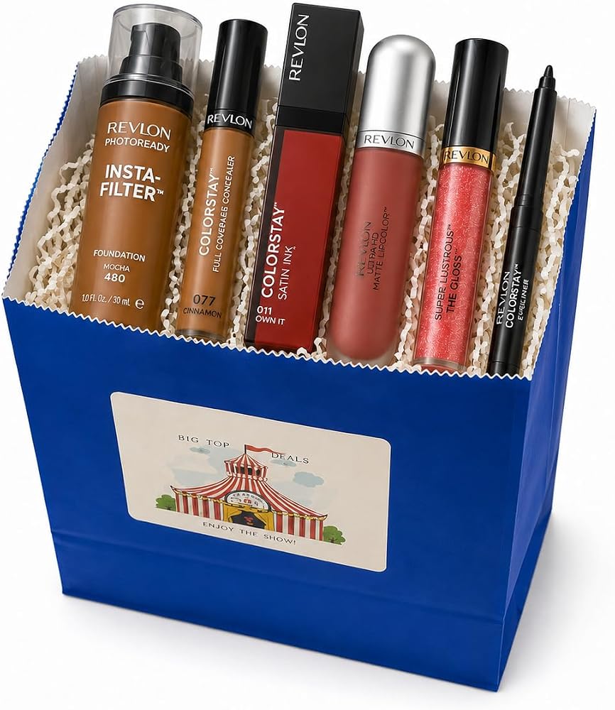 BIGTOPDEALSUSA 6-Piece Full Face Makeup Gift Box Set