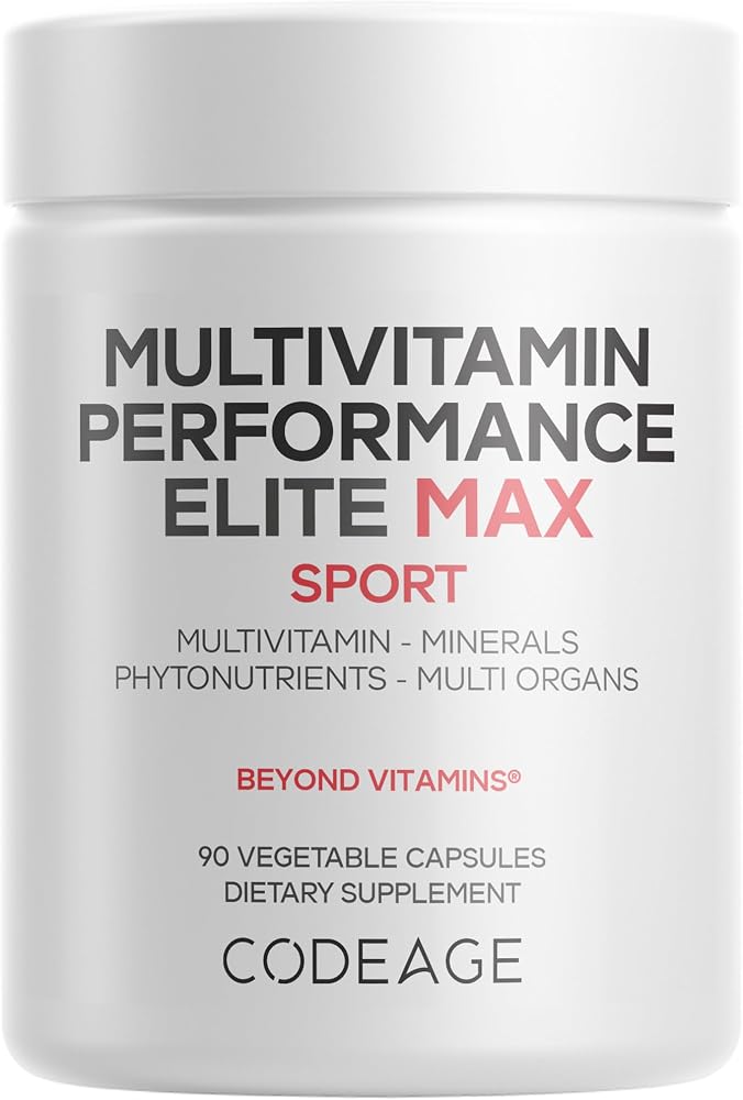 Codeage Multivitamin Performance Elite Max, Vitamins, Minerals, 90 Capsules