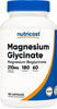 Nutricost Magnesium Glycinate Capsules, 180 Capsules, 210mg