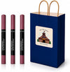 3-Piece Matte Lip Crayon Revlon Gift Set - 008 She's Fly Mauve Rose Shade, Long Lasting Velvet Lipstick Makeup Bulk Pack for Women, Office Party Game Prize & Secret Santa Stocking Stuffer