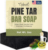 Pine Tar Soap – Natural Pine Tar Soap Bar for Men – Cleansing Bar for Acne, Eczema, Psoria - Image 1