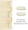 HOTBANANA Clip in Hair Extensions Real Human Hair, Quick Installation 16" - Image 4