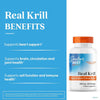 Doctor's BEST Real Krill Oil 350 mg Supplement, 60 Ct Softgels - Image 3