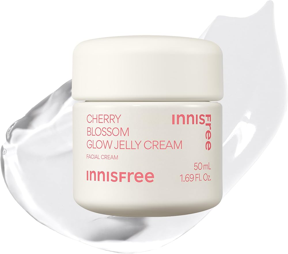 Innisfree Cherry Blossom Glow Jelly Cream | Hydrating Korean Moisturizer - Personal Care
