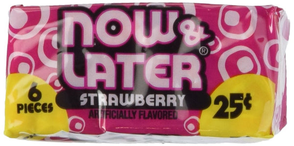 Now and Later Strawberry -6pc (24 pack)