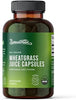 Organic Wheatgrass Juice Powder Capsules by Sproutman - 100% Pure Wheatgrass - Aids Digestion - High in Vitamins, Antioxidants, Chlorophyll, Enzymes, Minerals & Energy (150 Pills)