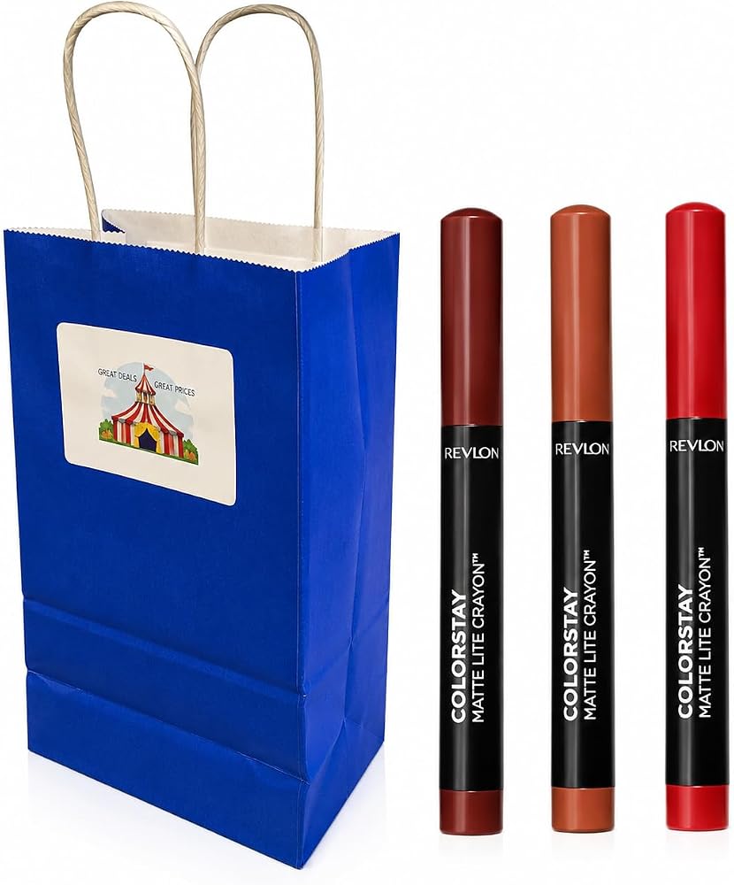BIG TOP DEALS USA Lipstick Set, Nude, Longwear, Brightening 3 set of color