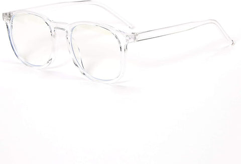 Big Top Deals Stylish Blue Light Blocking Filter Clear Glasses for Women or Men