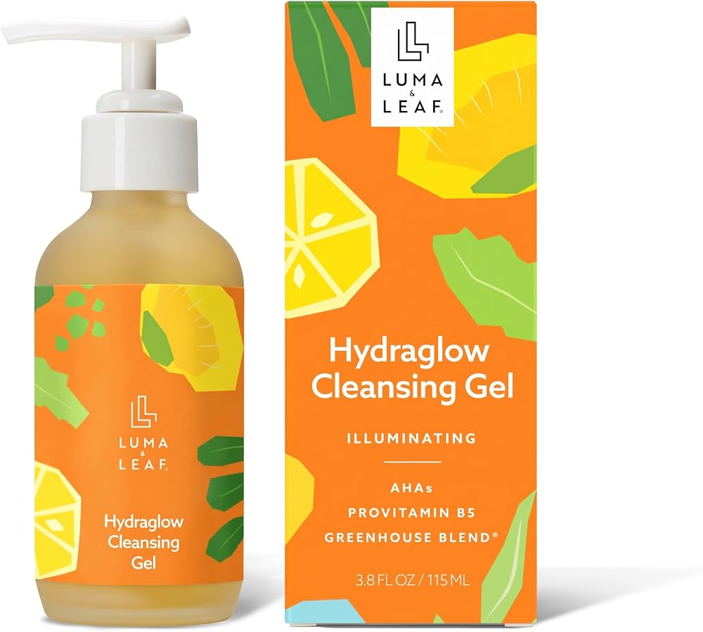 Vitamin C Face Wash for Dark Spots, Exfoliating Gel, 3.8 oz, Luma & Leaf - Personal Care