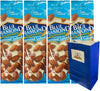 Snack Pack Diamond Roasted Salted Almonds 1.5 oz Bags 4-Pack with Blue Paper Gift Bag | On - Image 1