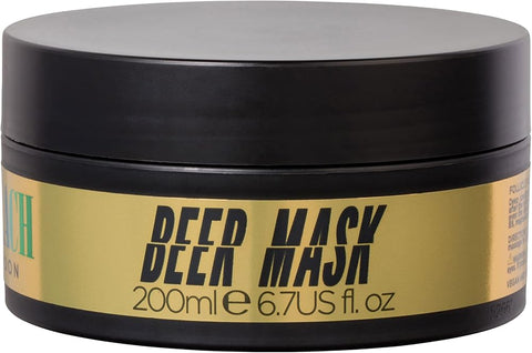 Bleach London Beer Mask - Nourishing protein-packed hair mask, Vegan, Cruelty Free, 200 ml
