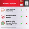 Command Small Wire Toggle Hooks, Damage Free Hanging Wall Hooks with Adhesive Strips, No T - Image 5