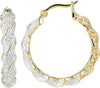 Charming Charlie 3 Pairs of Gold-Plated Assorted C-Hoop Earrings - Unleash Your Inner Eleg - Image 5