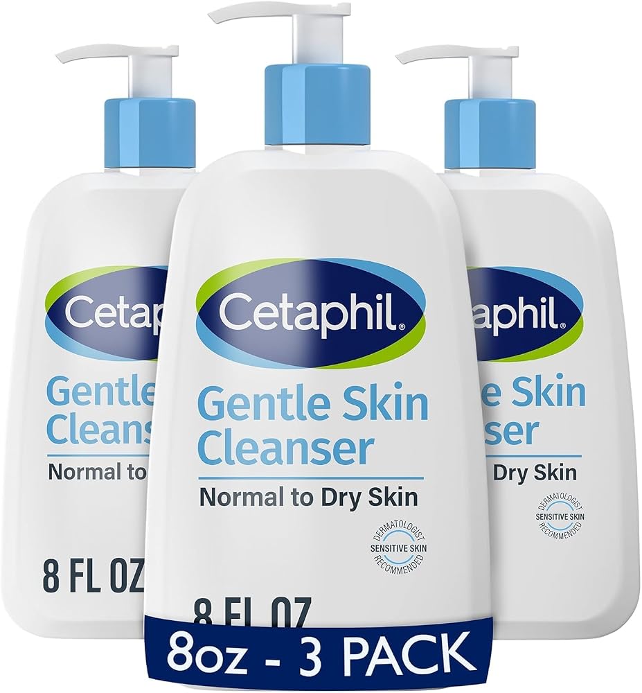 Cetaphil Gentle Cleanser, Hydrating Face & Body Wash, Sensitive, 8oz - Personal Care