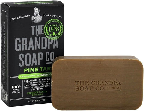 Grandpas Soap, Soap Charcoal, 4.25 Ounce - Personal Care