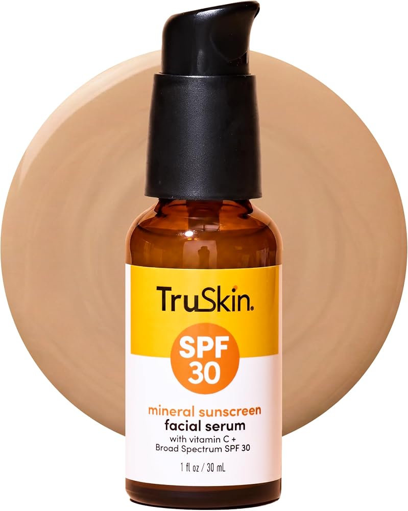 Truskin SPF 30 Tinted Mineral Sunscreen Serum with Zinc Oxide - 1 fl oz - Personal Care