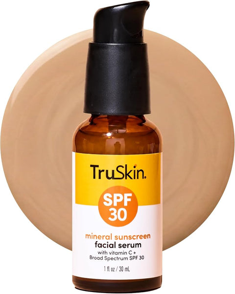 Truskin SPF 30 Tinted Mineral Sunscreen Serum with Zinc Oxide - 1 fl oz - Personal Care