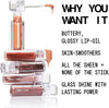 about-face Light Lock Lip Gloss | High Shine Oil | Milk Chocolate | 0.21oz - Image 3
