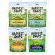 Variety Pack Harvest Snaps Veggie Chips - White Cheddar, Caesar, Mango Chili Lime, Black Pepper - 4 Pack - Healthy Crunchy Snacks - Perfect for On-the-Go and Snacking
