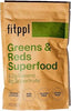 Organic Greens Superfood Powder | Greens & Reds with Spirulina, Chlorella, Camu Camu & Elderberry | Detox, Digestion, Immunity, Antioxidants | Non-GMO, Gluten Free, Stevia Free | 20 Servings