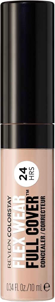 Revlon ColorStay Flex Wear Full Cover Concealer, 010 Vanilla, 0.34 fl oz
