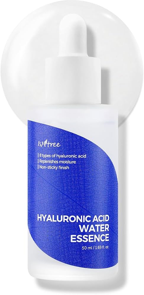 Isntree Hyaluronic Acid Water Essence 50ml 1.69 fl.oz | Water Serum | Replenishes moisture | Non-sticky ﬁnish - Personal Care