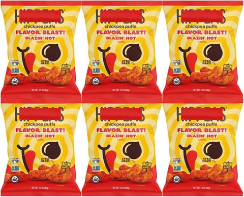Chickpea Puffs Blazin' Hot, 1.3 oz, 6 Pack