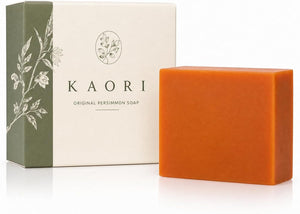 Kaori Original Persimmon Soap for Aging Body Odor, Cleansing Bar, 100g - Personal Care