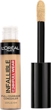 L'Oreal Paris Makeup Infallible Full Wear Waterproof Matte Concealer, Full Coverage, Latte, 0.33 fl. oz.