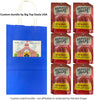 Big Top Deals USA Blue Paper Bag with 6-Pack Snaps Hot and Spicy Veggie Chips – 3oz Bags – - Image 2