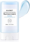 Face Suncream Stick with Centella SPF50+ PA++++, Sunscreen Moisturizer Travel Size 20 ml, Waterproof Long-Lasting, No White Cast, Lightweight to Absorb, Sunscreen Stick for All Skins