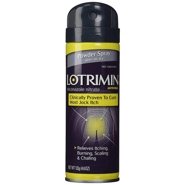 Lotrimin AF Jock Itch Powder Spray 4.60 oz (Pack of 2)