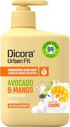 Dicora Urban Fit Nourishing Hand Soap - Gentle Hand Wash - Vitamin E for Hydrated Skin - Natural Antioxidant - Avocado and Mango - 16.9 oz - Personal Care