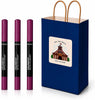 3-Piece Matte Lip Crayon Gift Set - 005 Sky High Vibrant Pink Shade, Long Lasting Velvet L - Image 1