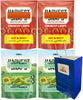 Big Top Deals USA Blue Paper Bag Bundle, 5.25x3.2x8, with Snaps Veggie Chips Zesty Ranch & - Image 1
